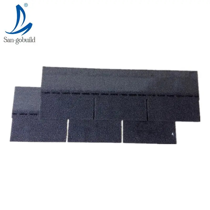 Black Color Fish Scale Asphalt Roofing Sheet Fiberglass Bitumen Shingles for House Gazebo Philippines Cambodia