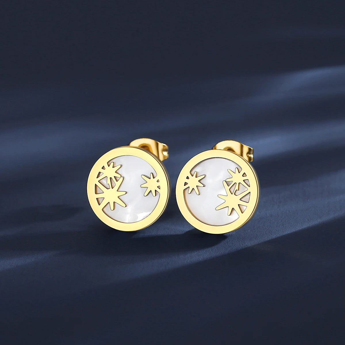 SP-LAM Gold Plated Jewelry Geometric Stainless Earrings Wholesale Flower 14K Stud Designs Women's Earring