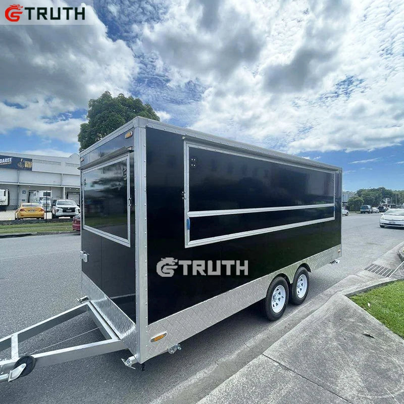 New Coffee Ice Cream Trailers Small Story Popsicle Vending Concession Trailers for Fast Food Sales