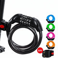 Anti-Theft Bike Bicycle Lock Stainless Steel Cable Coil for Castle Motorcycle Cycle MTB Bike Security Lock