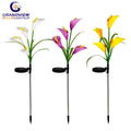 Factory Wholesale Garden Home Wedding Decoration LED Calla Lily Solar Landscape Light