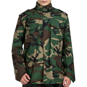 China Cema M65 Tactical Trench Coat N/C Arm Green Genuine Camouflage Uniform Jacket With Multiple Pockets