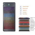 Fuerle Full Body Crystals Massage Mat Jade Infrared Heating Pads Therapy Amethyst Stone PEMF Mattress