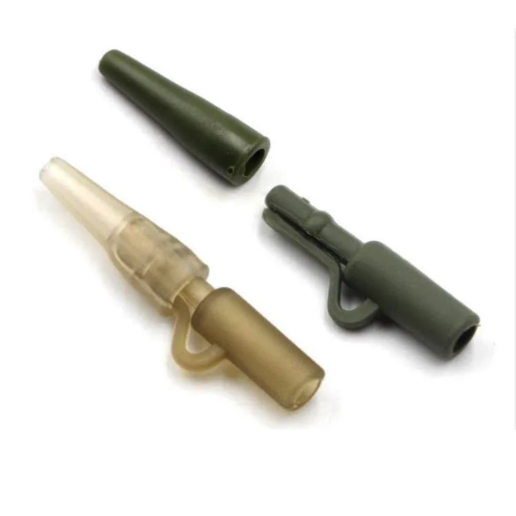 Selco Carp Fishing Accessories Safety Lead Clip With Swivel for Hair Rigs Tail Plastic End Tackle