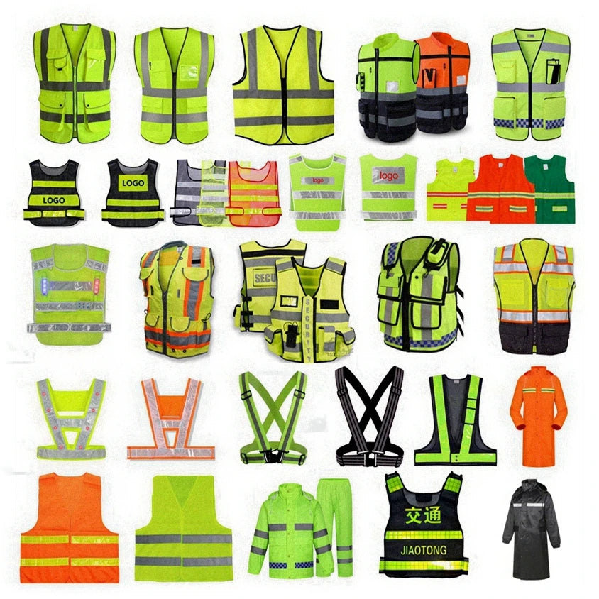 Hivis Welding protection pioneer Safety Vest rainbow Reflective Coat 3d Printing Polo Shirt Vest with Led Lights