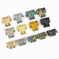 Meetee F1-25 20/30mm Bag Hardware | D-Ring Side Clasp Hook Buckle for Handbag Shoulder Strap Chain Connector Wholesale