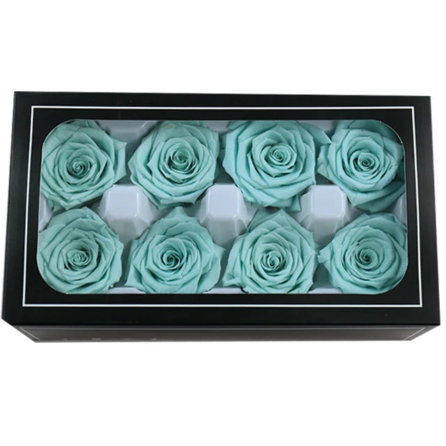 Wholesale 4-5cm Red Black Natural Fresh Flowers Head Natural Preserved Roses for Diy Gift  Valentine Wedding Material