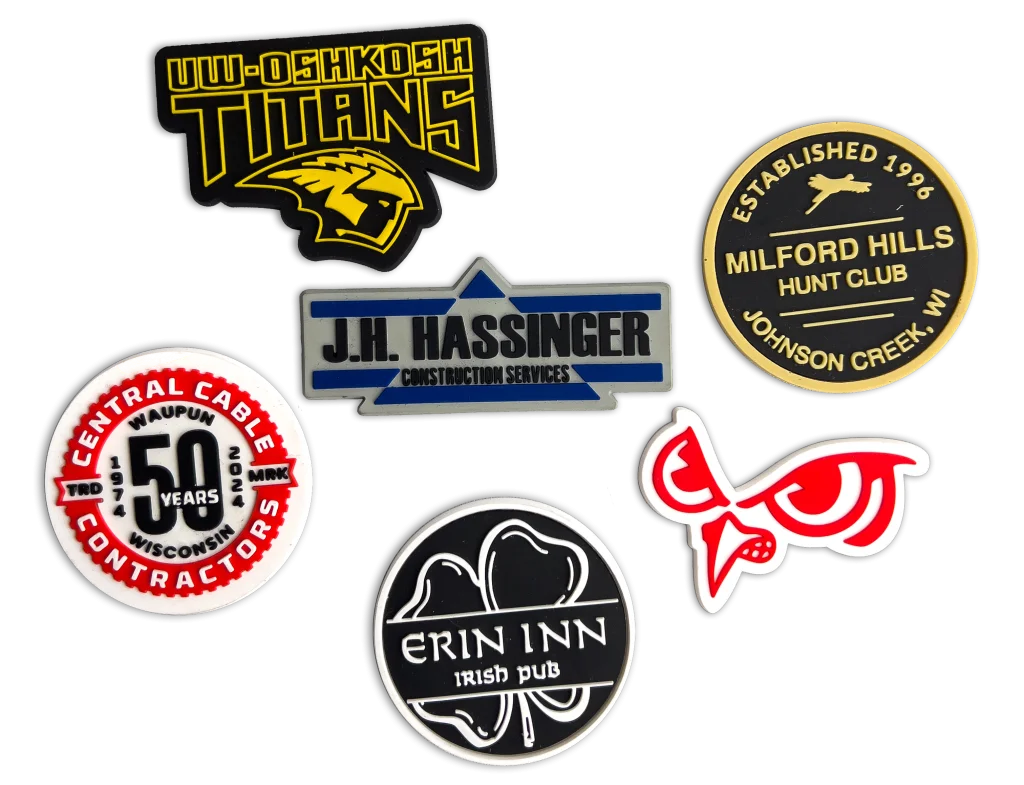 Hat Pvc Patches Custom LOGO Rubber Badges Soft 2D 3D Rubber PVC Patch for Clothing