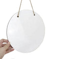 Circle Shape Sublimation Blank MDF Wooden Welcome Sign Door Hangers for Christmas/Hotel/Home/Bar/Garden Use