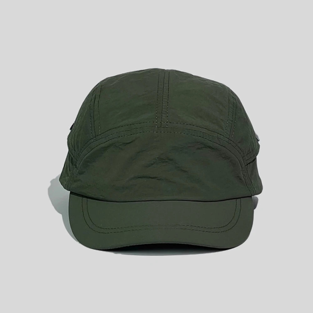 Wholesale Custom Polyester Nylon 5 Panel Camper Cap Foldable Quick Dry Running Camp Hats 5 Panel Waterproof Hat for Men Women