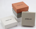 High Quality Cardboard Jewelry Box Packaging With Black Velvet Custom Logo UV Foil UV Advantage