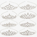 Wholesale Kids Headband Girls Crystal Crown Birthday Party Children Tiaras Princess Crowns
