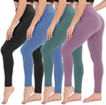 Wholesale Custom Logo 23 Colors High Waisted Workout Tights Pants Super Soft Gym Fitness Yoga Leggings Tummy Control for Women