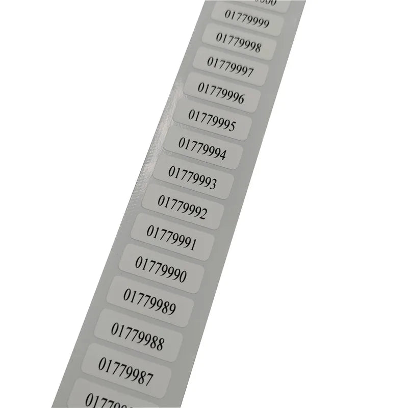 Custom Logo Waterproof Vinyl Self Adhesive Labels for Computer Camera Mobile Phone Smart Watch Speakers-Custom Size Available
