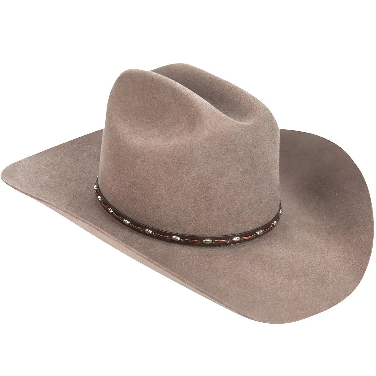 Ready to Ship High Quality Wool Felt Wide Brim Western Men Cowboy Hat cattlemen cowboy hats