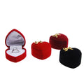 Big Red High-end Heart-shaped Ring Box Valentine's Day Gift Personality Creative Proposal Ring Box