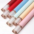 Gold Edge Waterproof Flower Wrapping Paper Jelly Film Thickened Bouquet Wrapping Paper for Flower Shop Floral Packaging Material