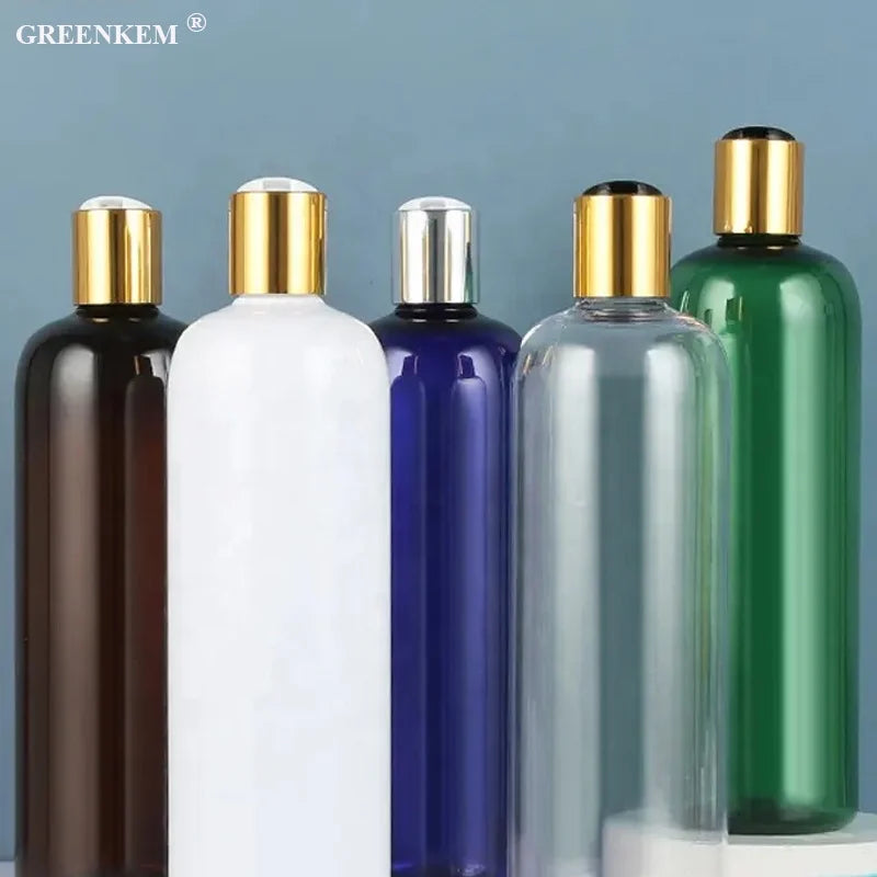 Wholesale 200ML 250ML 8oz Clear Shampoo Bottles Plastic Nail Liquid Makeup Oil Empty Bottle