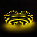 Colorful Funky LED Glow Shutter Glasses Stylish Light-Up Glasses for Christmas Graduation Parties Fun & Luminous Party Supplies