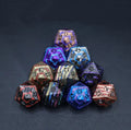 Zinc Alloy Polyhedral D20 Dice 33mm Different Colored Metal for DND Games