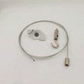 Adjustable 1 Meter Brass Steel Nickel Finish Electrolytic Treatment 1.5mm Diameter Wire Rope Cable Hanger Luxury Picture Hook