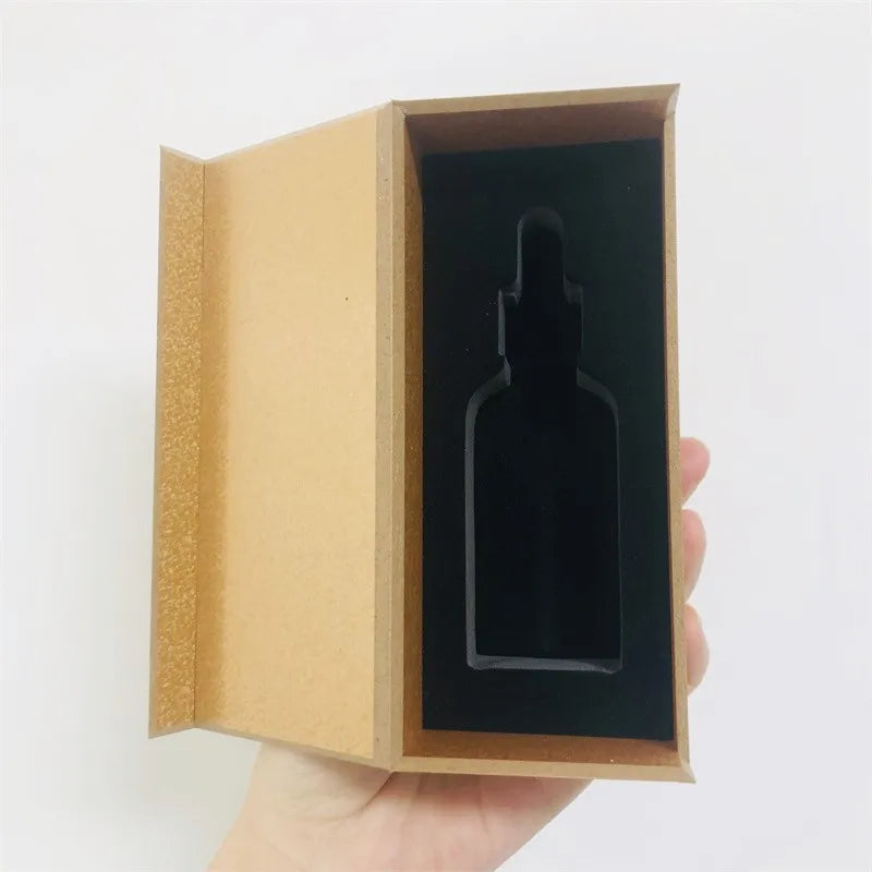 Personalised Custom Beauty Products Package Lotion Essential Oil Paper Box for Serum Skincare Packaging Box