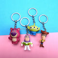 New Movie Cartoon Toy Story 4 Woody Buzz Light Year Rex Plastic Keychain Bag Gifts Kids Party Classic Film for Fans Gifts