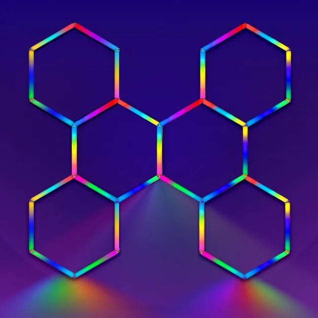 2023 High Quality RGB LED Detailing Light Hexagon Connector Hot Sale for Workshop Usage