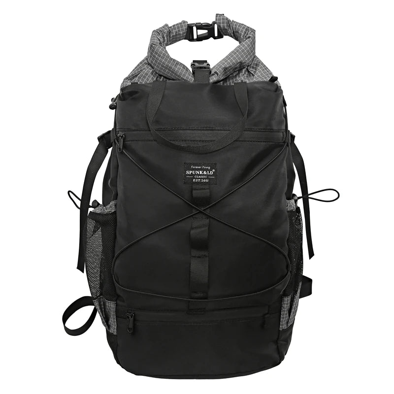 2024 Marksman Waterproof Nylon Geometric Pattern Personalized Large Capacity Outdoor Backpack