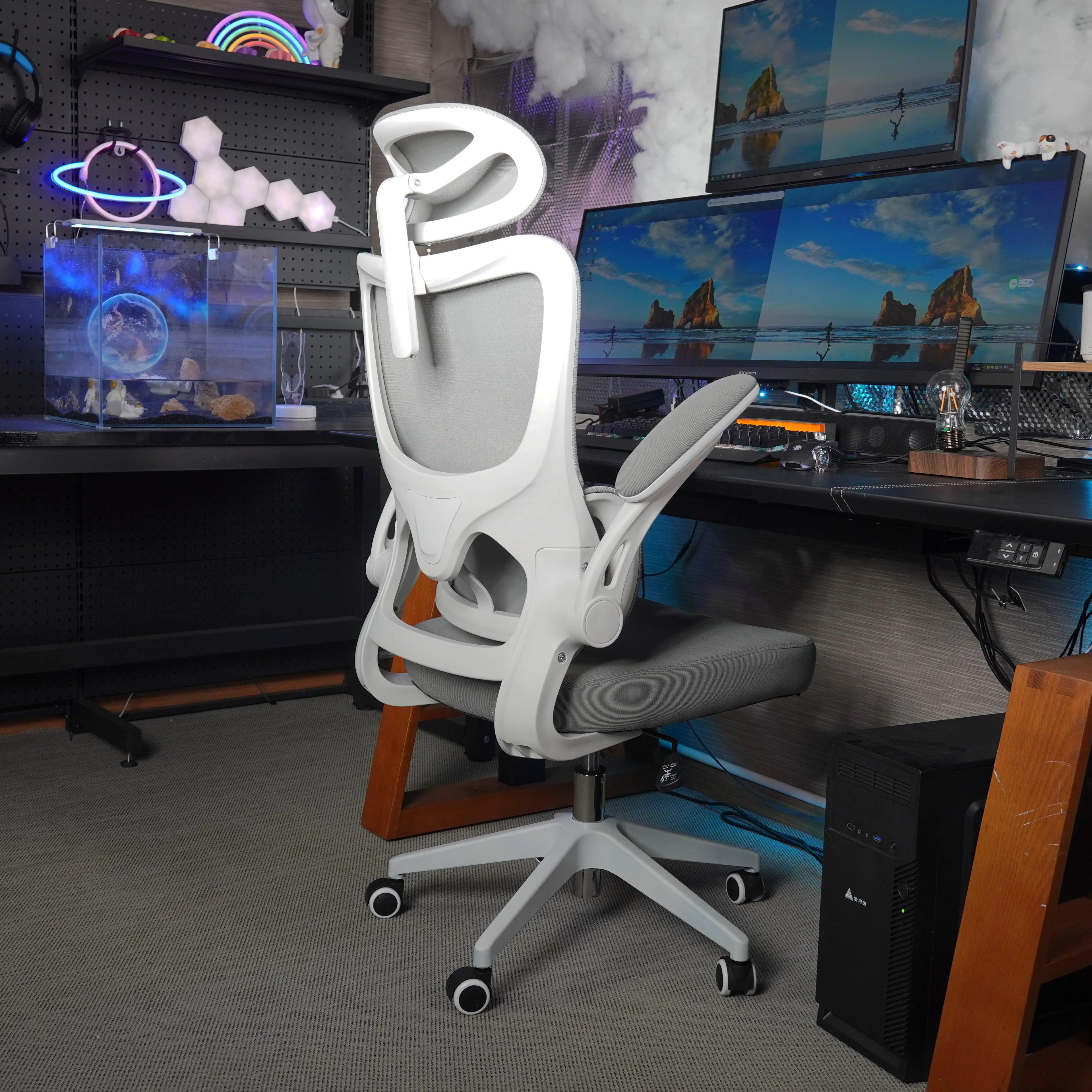 Swivel Chair Office Chair Adjustable Height Commerical Office Best Ergonomic Furniture Executive Office Chair with Headrest