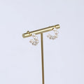 2023 Classic Design 5-6mm White Potato Pearl Alloy Earrings for Women-Wedding Engagement Party Gift
