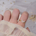 VKMEFashion Jewelry Ring Simple Design Butterfly Ring Women Gift