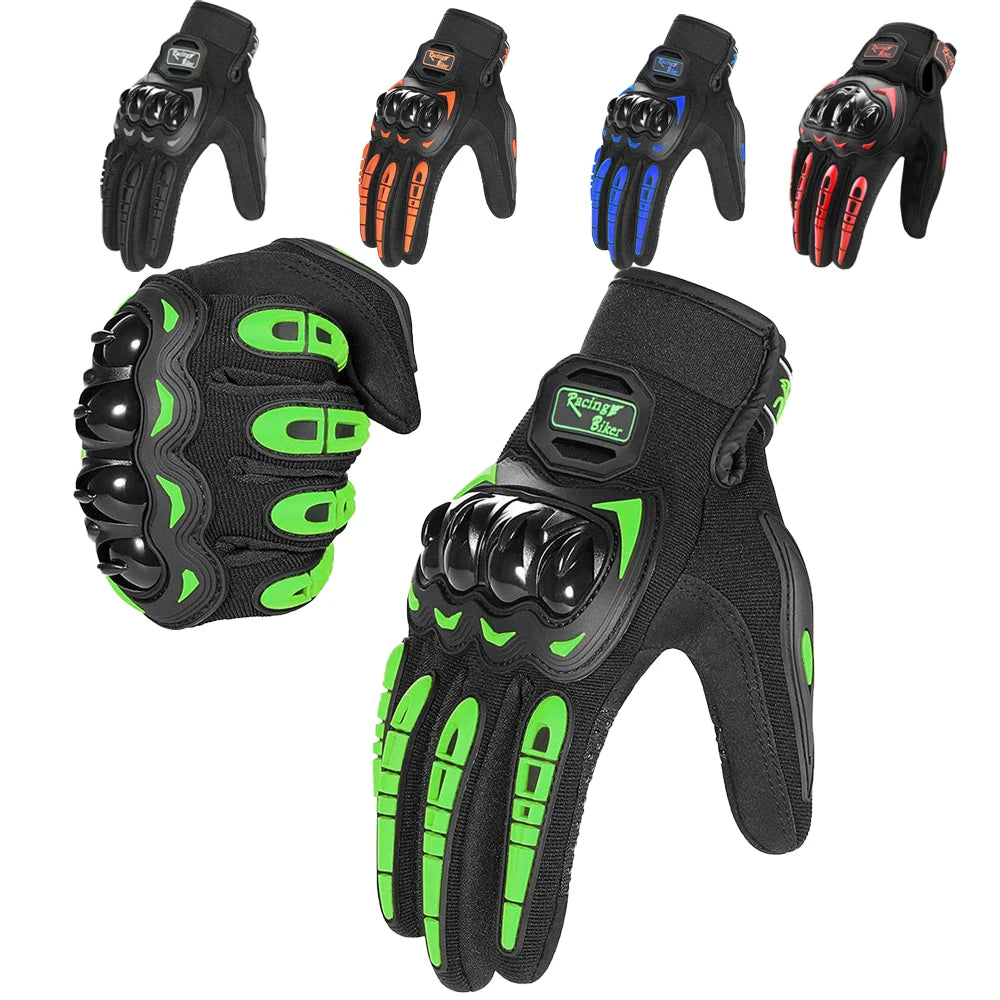 High Quantity Hard Knuckle Heavy Duty Touch Screen Motorcycle Gloves Outdoor Sport Racing Gloves Full Finger Motorbike Gloves MegaBDM