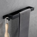 Modern Design Stainless Steel Nickel Self-Adhesive Towel Bar Hanger with Easy to Clean Feature for Bathroom Decor