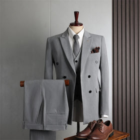 2026 Latest Design Mens Wedding Suits Business Self Cultivation Suit Grooms Men Wedding Suits