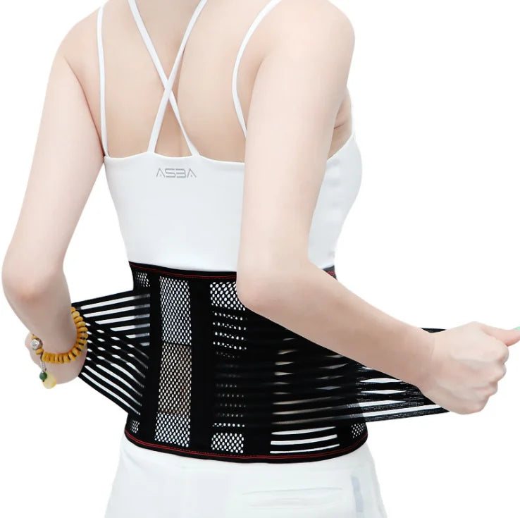 Waist Brace Waist Support Belt Unisex Adjustable Lumbar Lower Waist Back Support Brace Belt Strap
