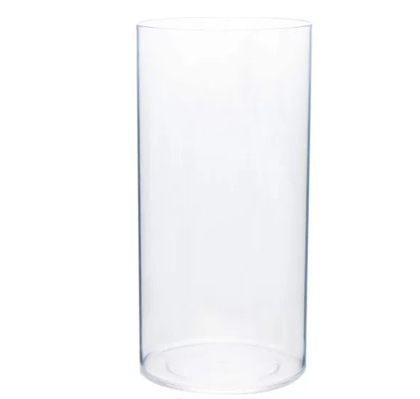 Modern Flower Clear Acrylic Vases Cylinders Decorative Centerpiece Display for Home or Wedding Non Breakable Plastic