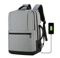 USB Multifunctional Large Capacity Anti-Theft Waterproof Backpack Zipper Fashion Office Minimalism Laptop Backpack Free Sample