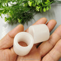 Certified Afghan White Jade Finger Mutton White Jade Ring Men's Jade Finger Ring Stall Gift Wholesale