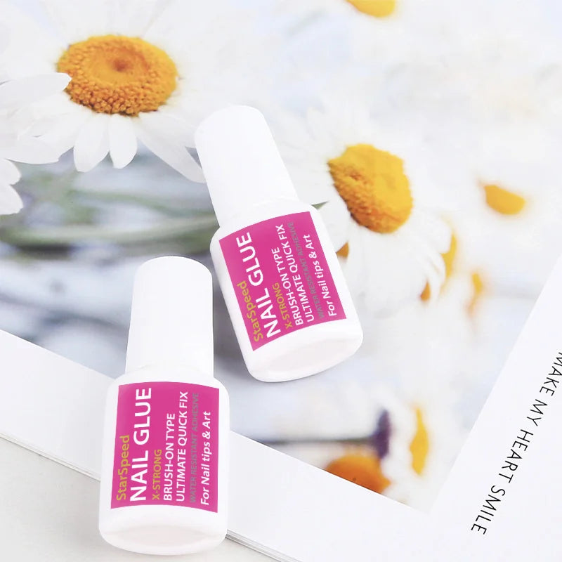 Strong Nail Glue Adhesive for Nail Wholesale Price Pink Nail Tips Glue