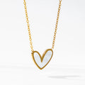 YF3059 Non Tarnish Jewelry Waterproof Dainty Cute 18k Real Gold Plated Stainless Steel Shell Heart Pendant Necklace