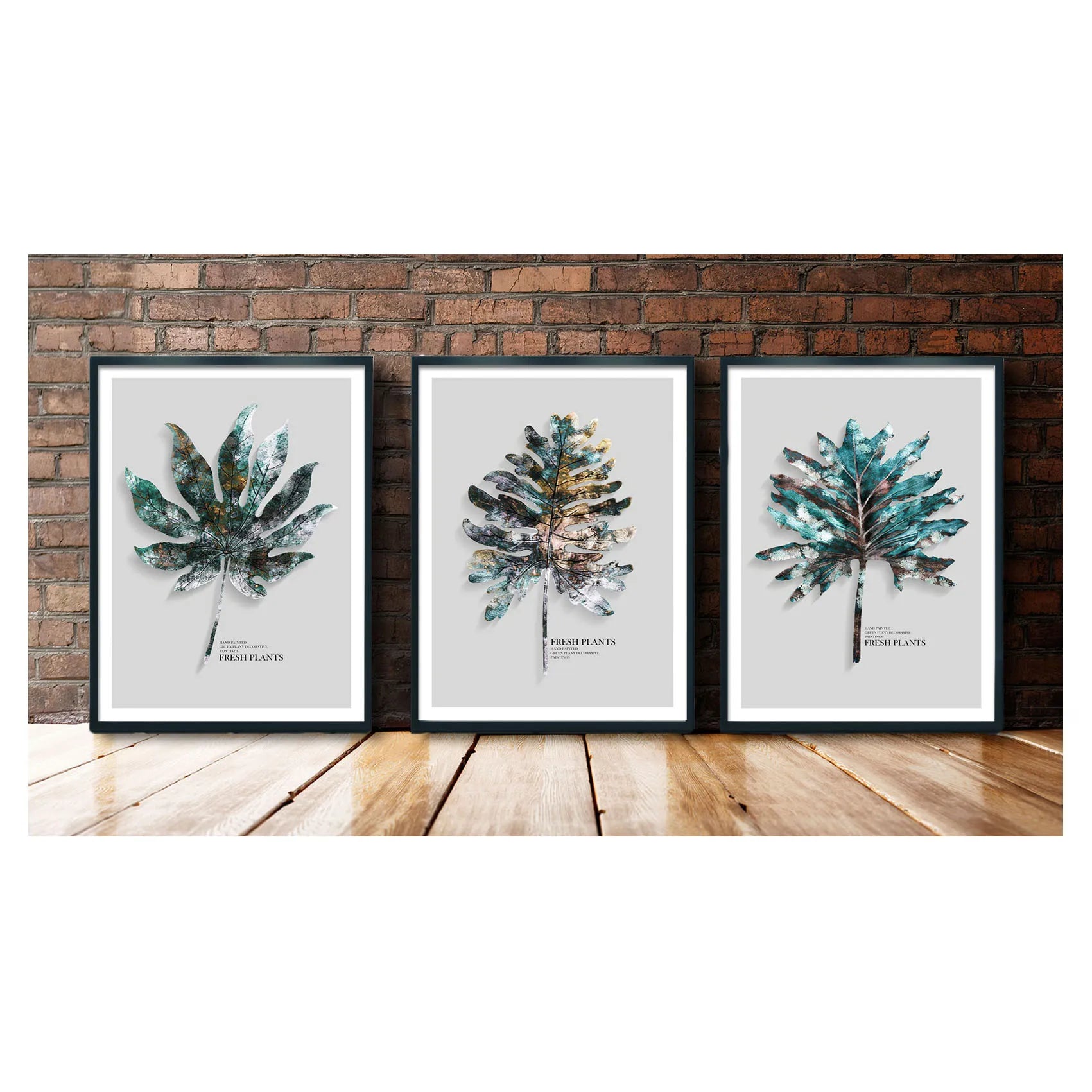 Home Decoration Print Flower 3 Panel Wall Art High Quality Canvas Best Selling Digital Printing Original Polyester Canvas 320GSM