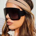 S23088 New Sunglasses Fashion Sun Glasses Lady Brand Designer Vintage Shades Gafas Oculos Oversized Sunglasses for Women