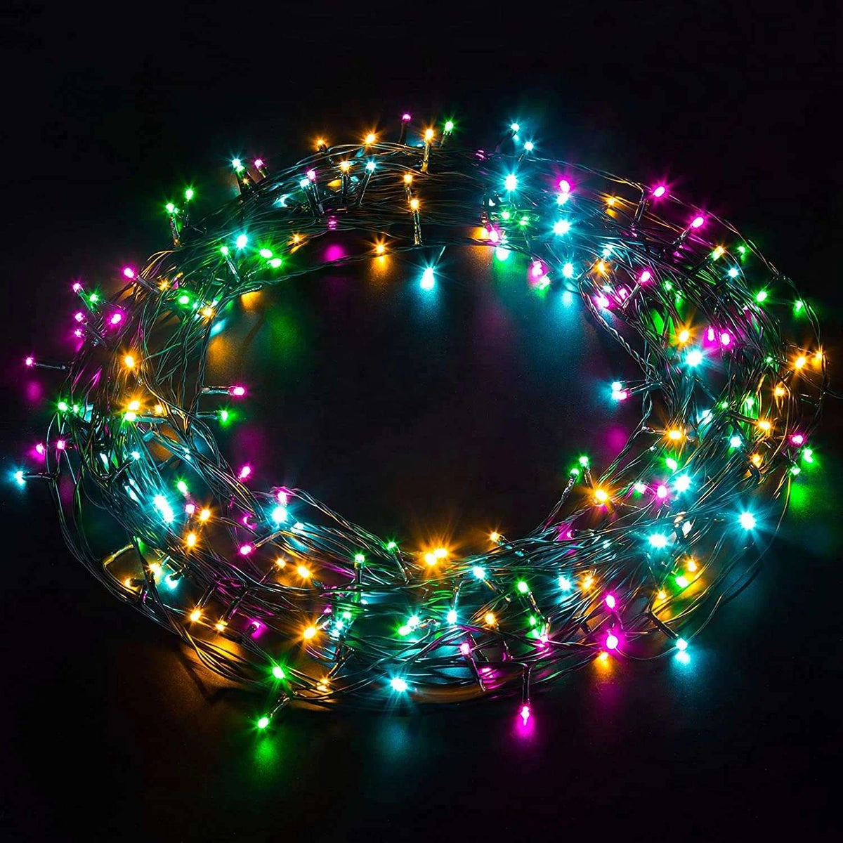 Northland Christmas Decoration Lights Waterproof IP44 Colorful 20M 200 LED String Lights Multipl Color With Memory Function