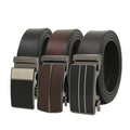 LQbelt Cowhide Belt Men's Genuine Leather Belt Ratchet Automatic Buckle Belts for Men OEM Custom LOGO Factory