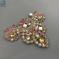 AB Crystal Shoe Buckle Rhinestone Shoe Ornaments for Women Sandals High Heels Decoration Accessories