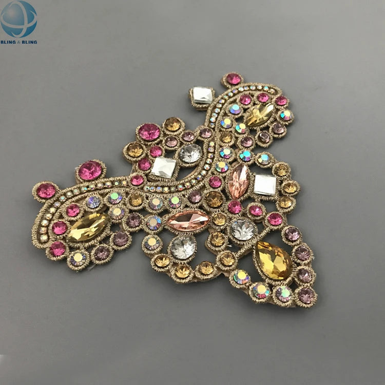 AB Crystal Shoe Buckle Rhinestone Shoe Ornaments for Women Sandals High Heels Decoration Accessories
