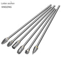 Letter Worker Polished 100mm 3*6 Long Tungsten Steel Alloy Diamond Cut Rotary File Electric Drill Tool Professional Durable High