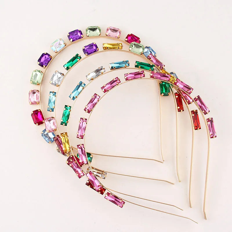 Hot Sale Alloy Diamond Rhinestone Hair Hoop/Hair Band Cute Cheap Girls Hair Accessories