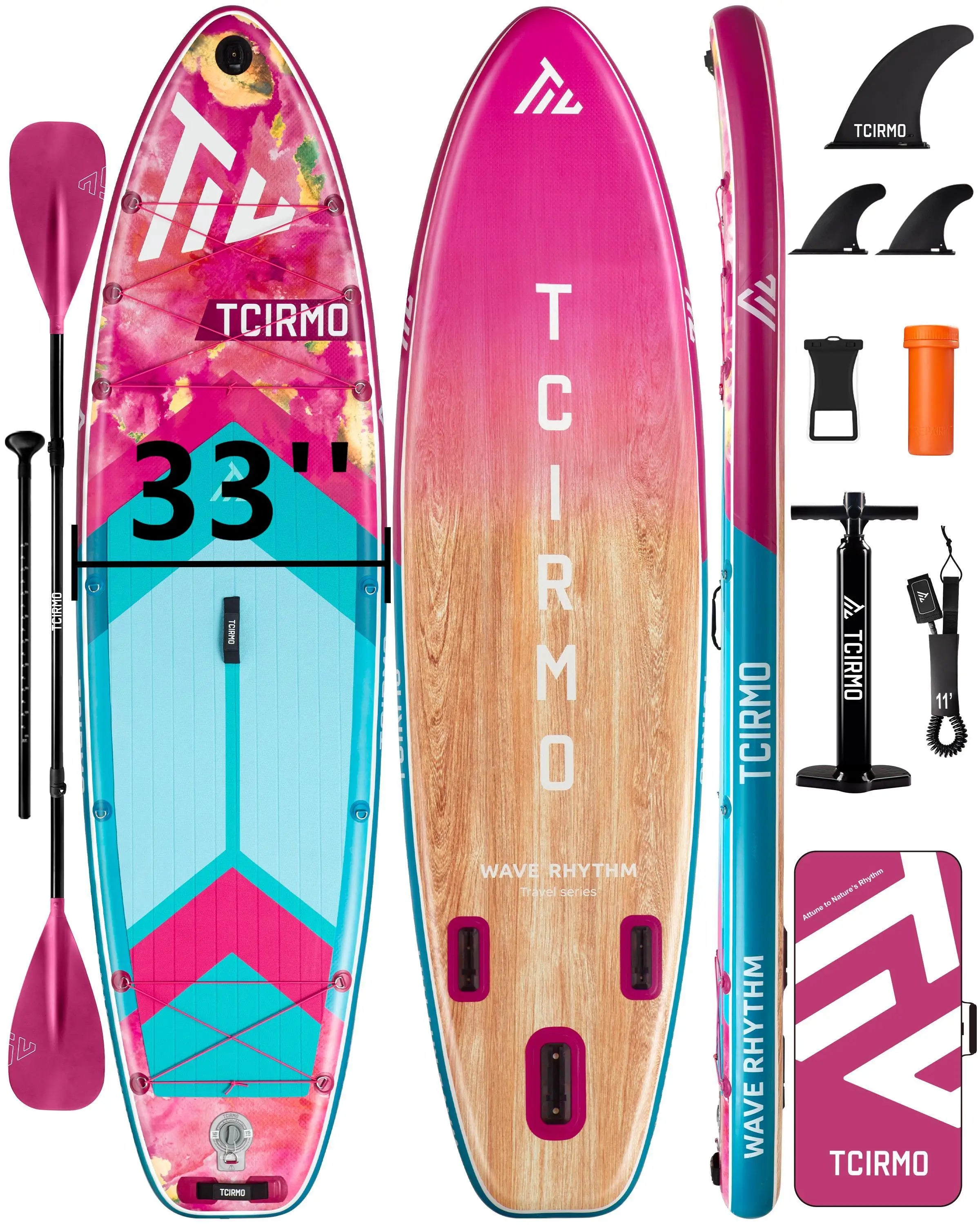 Overseas Spot Goods Paddle Board Inflatable sup Paddle Board 10'6"*33"*6" Heat Sealing Technology Stand up Paddle Board for Sale